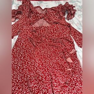 Red shein dress